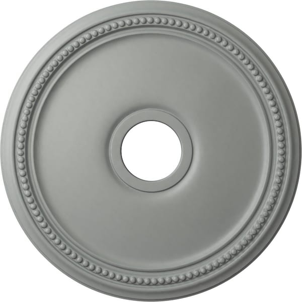 Ekena Millwork Diane Ceiling Medallion (Fits Canopies up to 5 3/8"), 18"OD x 3 5/8"ID x 1 1/8"P, Primed White CM18DI - main